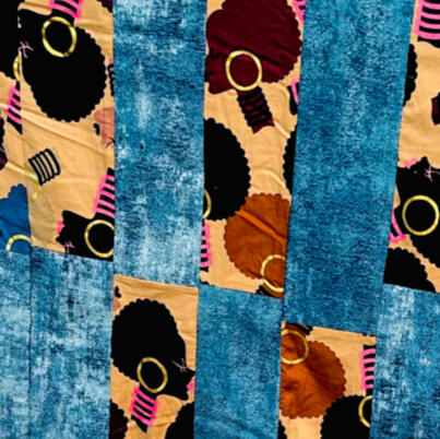 "The Nubian Woman's Earrings Quilt"