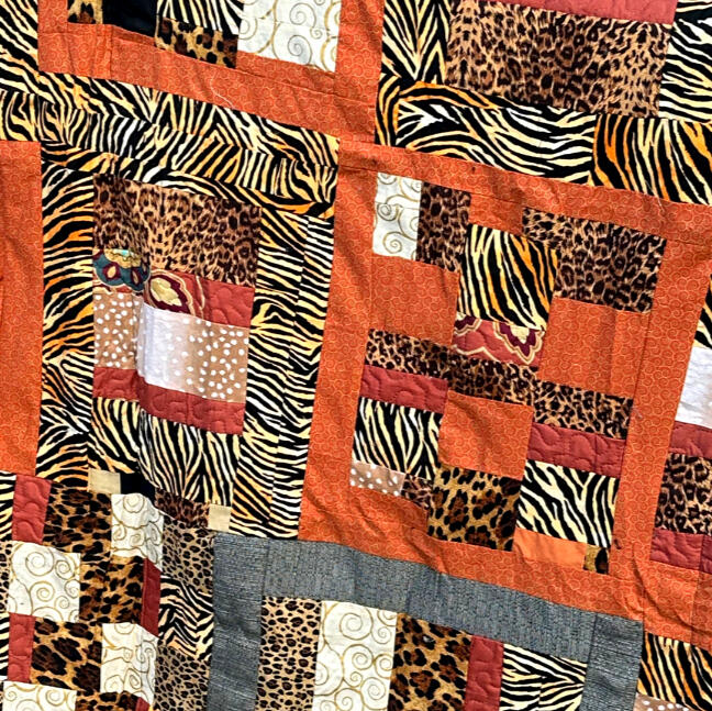 "Safari Animal World Quilt"
