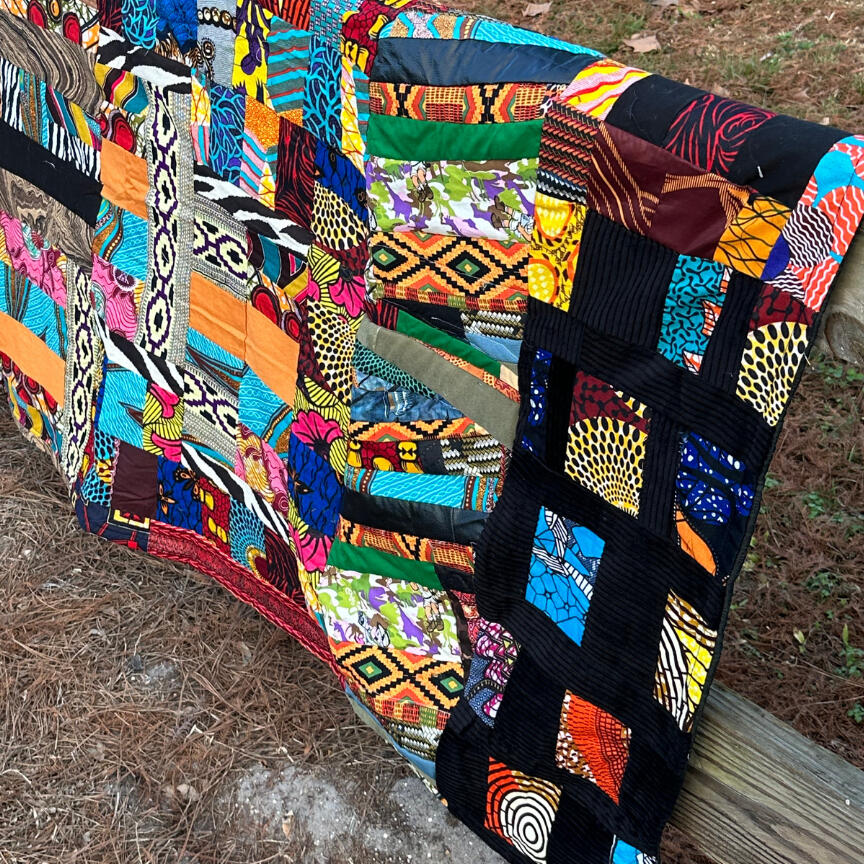Scrappy Up World Quilt